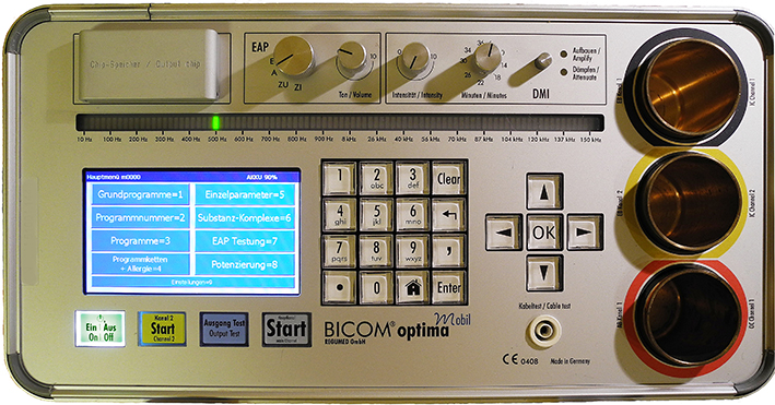 Bicom optima Bioresonanz Therapie mobil 